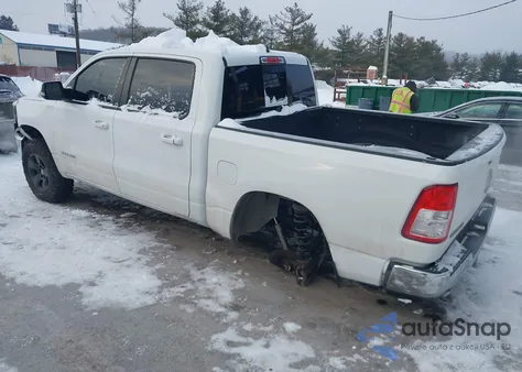 2021 Ram 1500 Big Horn 4X4 5'7 Box from USA, damaged, VIN 1C6SRFFT3MN569783